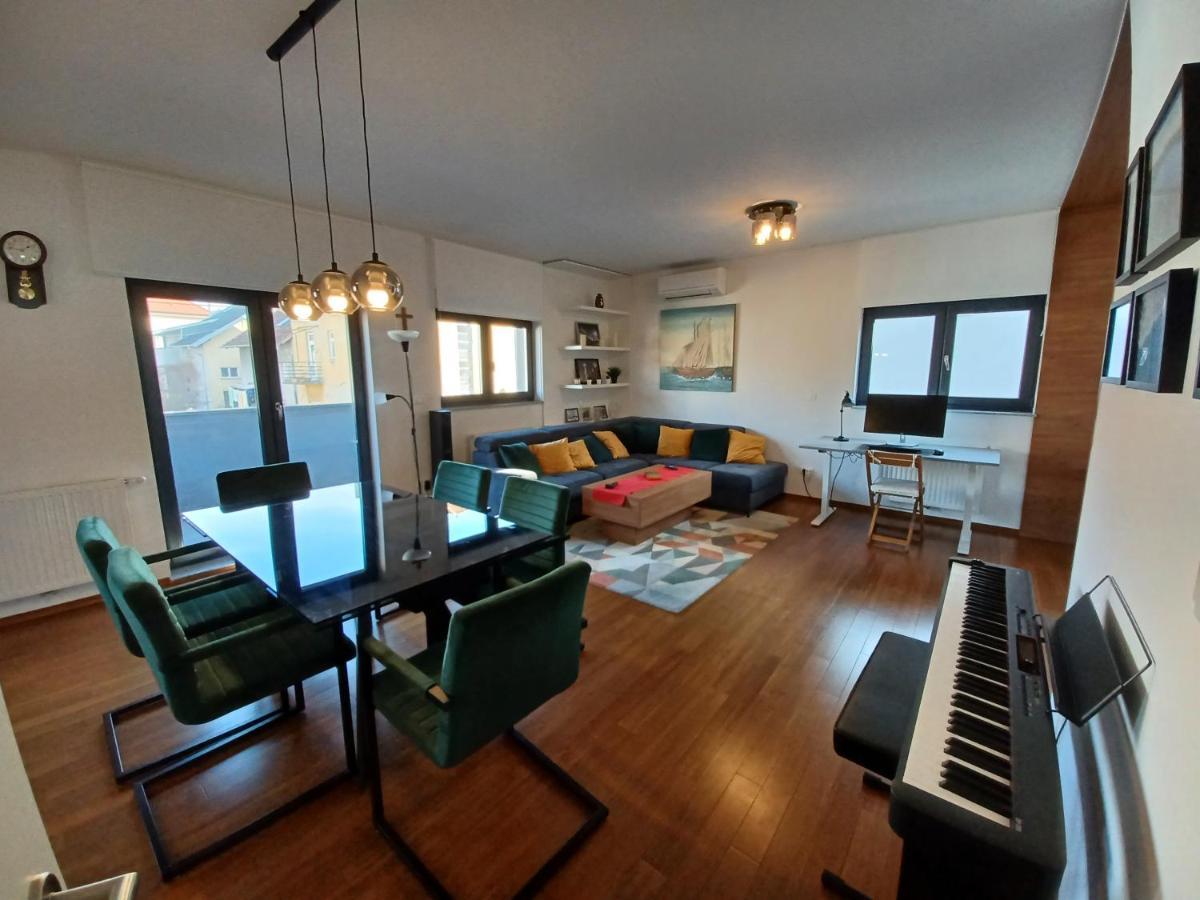 Modern 4-Star Luxury Apt - Wfh Ready, Free Parking Zagreb Exterior photo